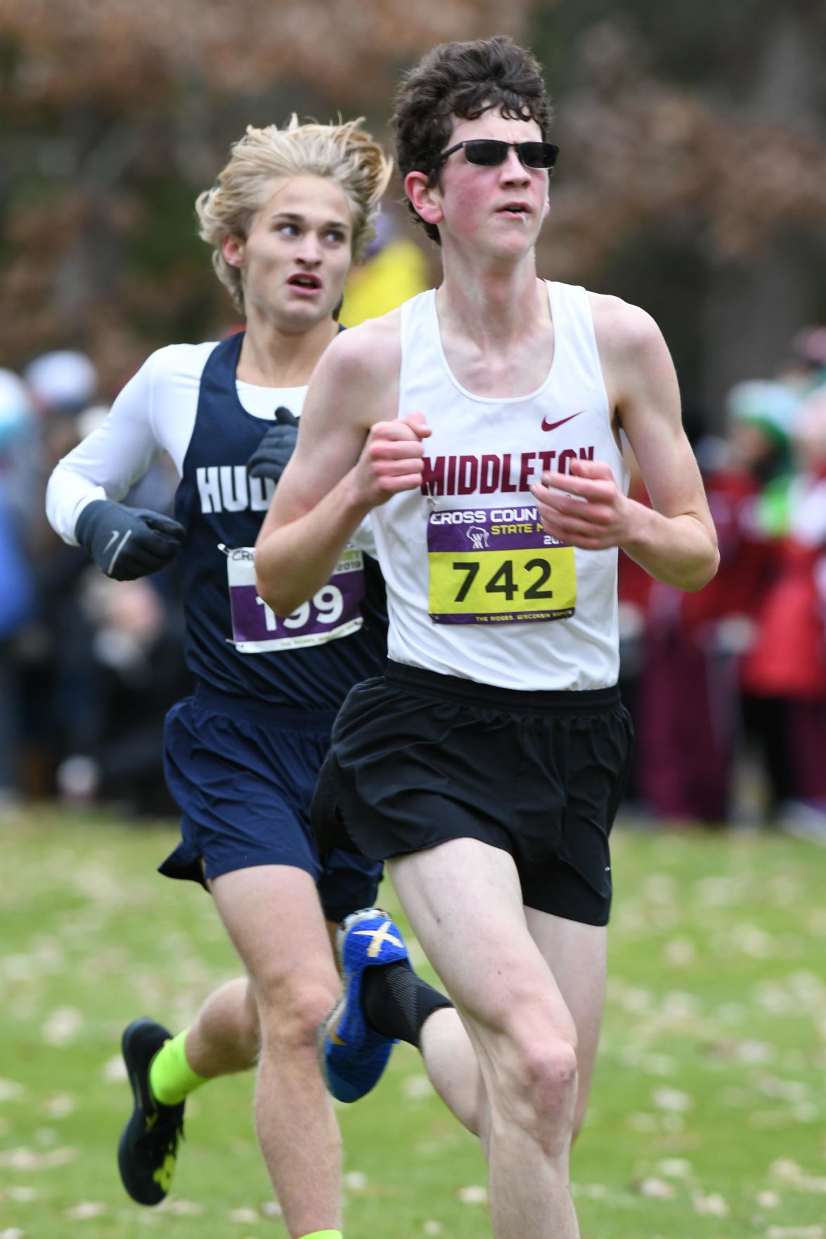 WIAA state cross country photo: Egan Johnson, Middleton